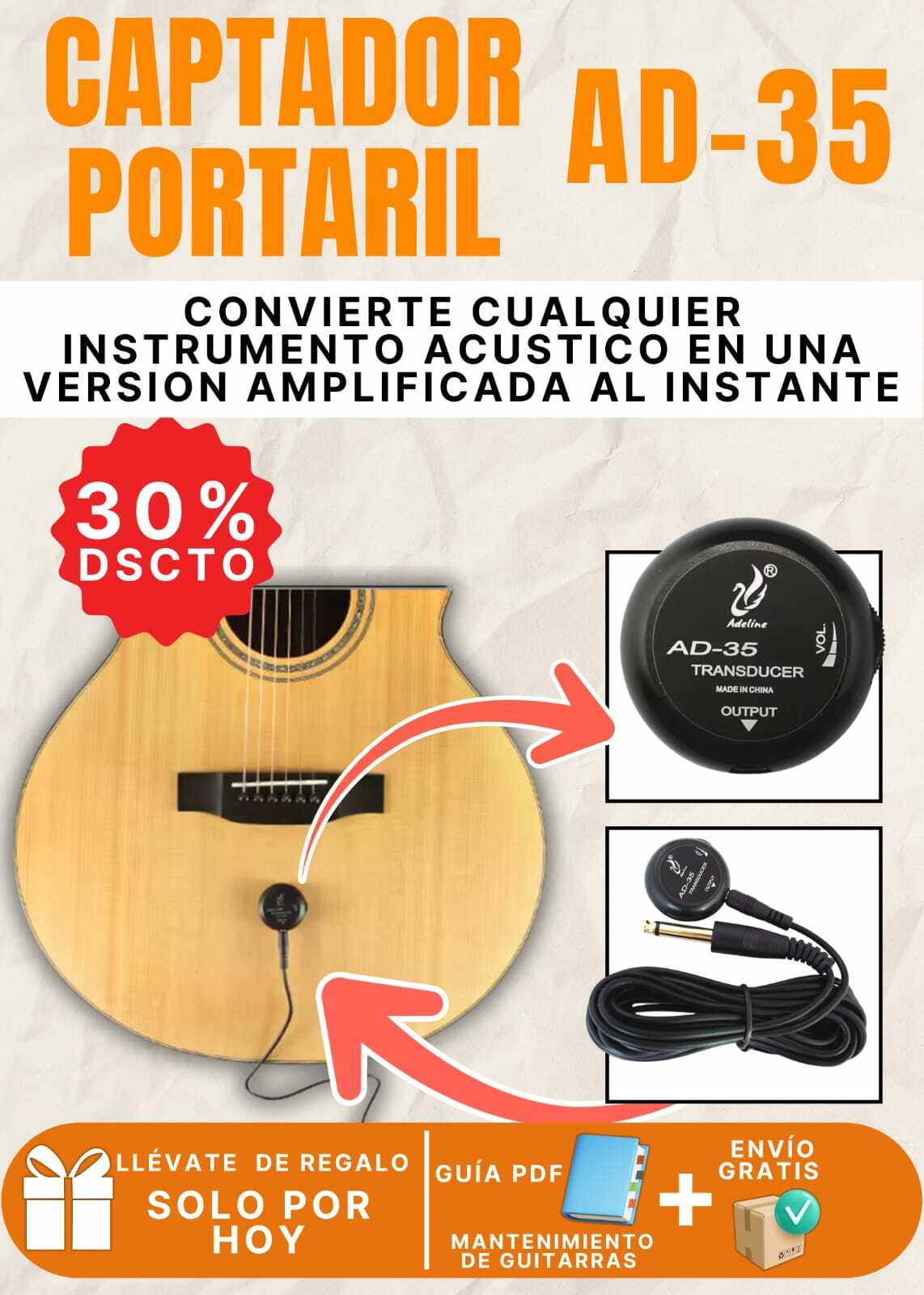 CAPTADOR PORTÁTIL AD-35