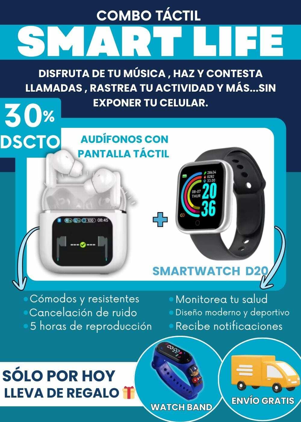 COMBO TACTIL SMARTLIFE