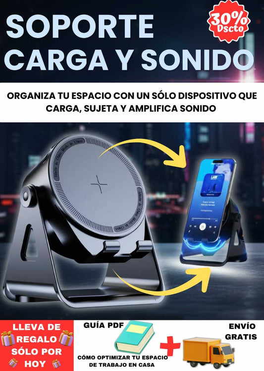 SOPORTE CARGA Y SONIDO