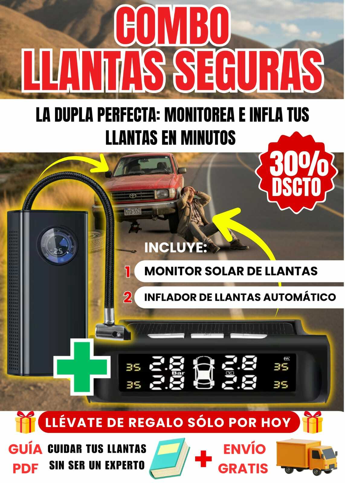 COMBO LLANTAS SEGURAS