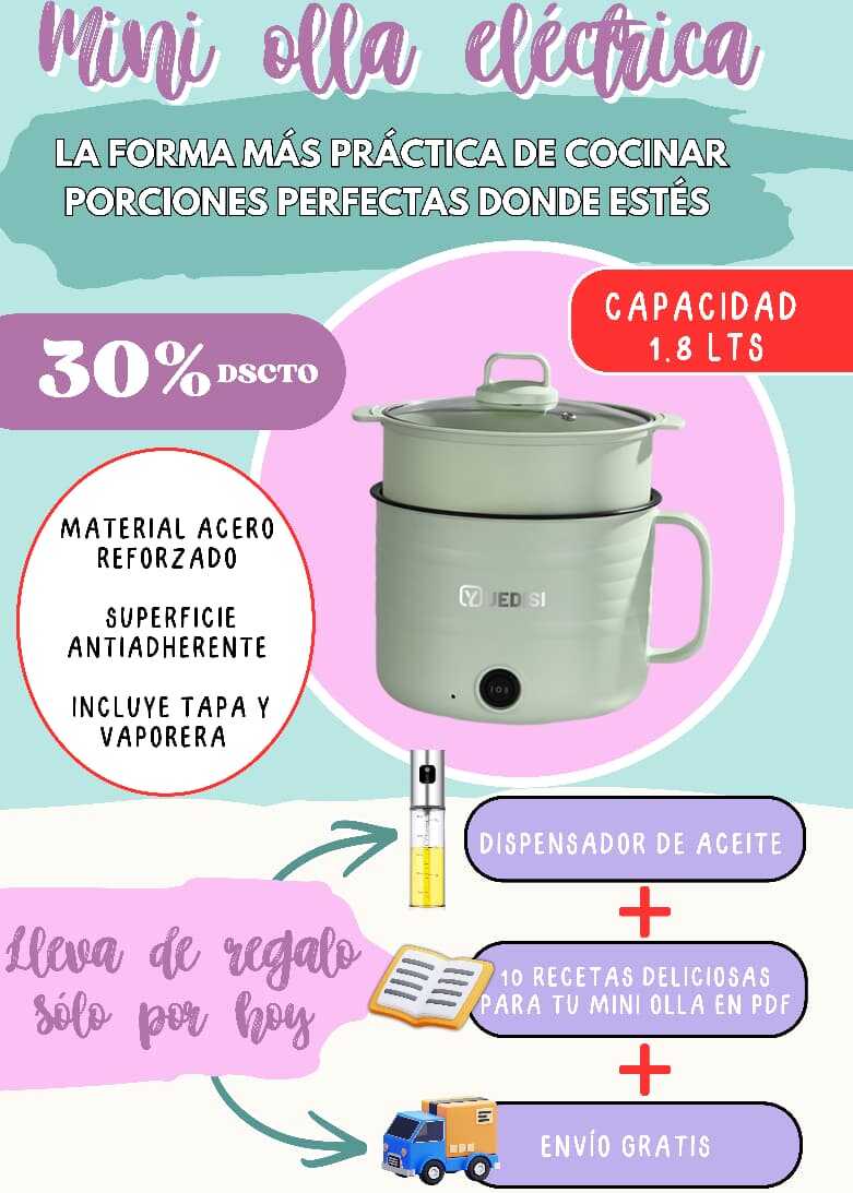 MINI OLLA ELÉCTRICA