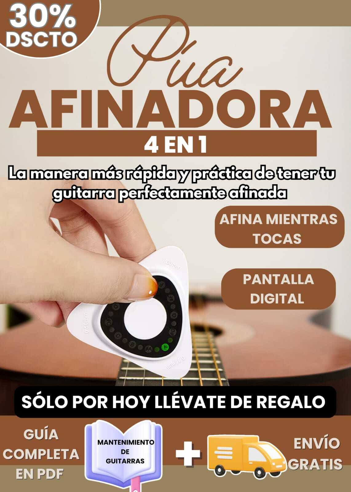 PÚA AFINADORA 4 EN 1