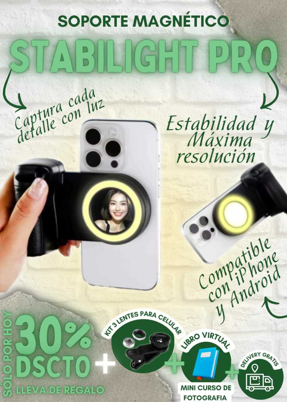 SOPORTE MAGNÉTICO STABILIGHT PRO