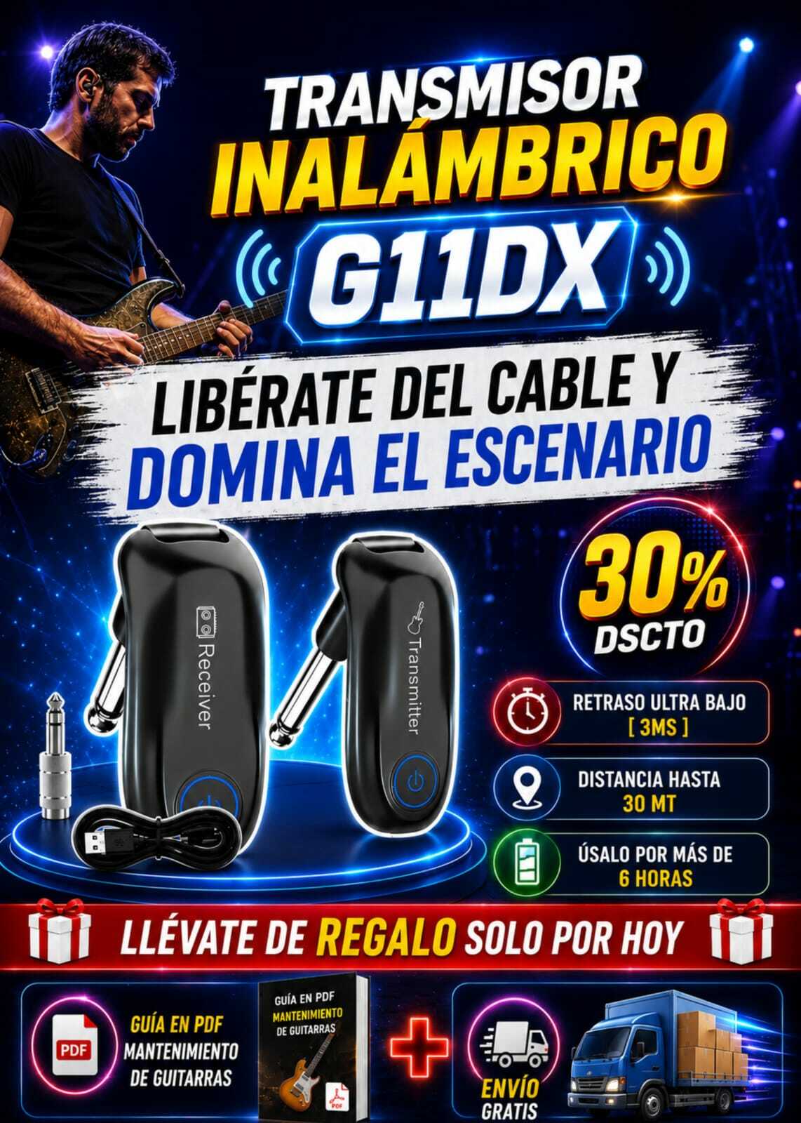 TRANSMISOR INALÁMBRICO G11DX